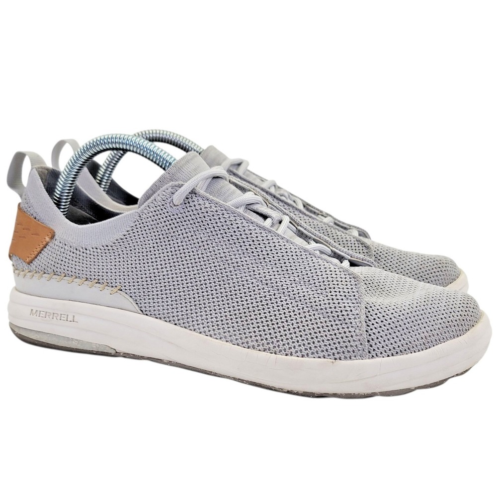 Merrell Gridway Glacier Women's 9.5 Grey Knit Athletic Casual Sneakers J97594